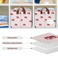 thumbnail image 4 of Yayeee Foldable Storage Basket for Shelves Waterproof Cloth Bins with Handles, Cartoon Elephant Pattern, 4 of 7