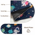 thumbnail image 6 of Navy Blue Space Area Rugs 2.7'x5', Washable Small Throw Rugs for Kitchen Bedroom, Rocket Planet Star Colorful Indoor Outdoor Rug Non-Slip Low Pile Carpet Runner Reversible Floor Mats, 6 of 8