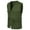 Army Green, variant on ZHaobin 2024 Men's Multi-pocket Vest Casual Fishing Vest Men's Solid Color Overalls Sleeveless Zipper Director Vest (Black,XXXL)