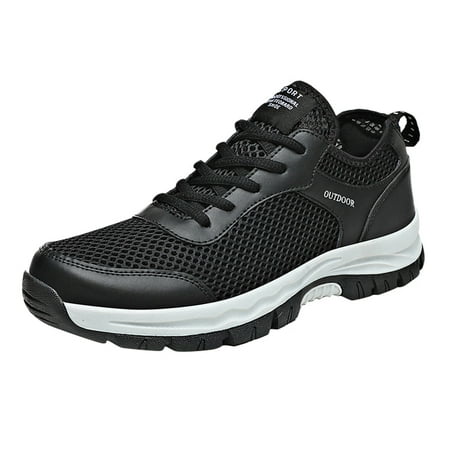 

Sneakers for Men Men S Shoes Fashion Trend Casual Shoes Outdoor Hiking Shoes Sports Shoes Running Shoes Mens Sneakers Mesh Black 43