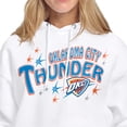 thumbnail image 3 of Women's Starter White Oklahoma City Thunder Fireworks Fleece Hoodie, 3 of 3