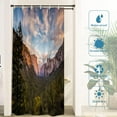thumbnail image 3 of Sap Green Wilderness Landscape Decor Shower Curtain,Blue Beautiful Nature Bathroom Decor Polyester Fiber Plastic Rings Quick-Drying Waterproof for Bathtubs/Bathroom, 72x36 inches, 3 of 6