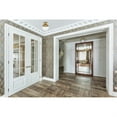 thumbnail image 2 of Eclipse 1 Light Brass Flush Mount With Clear Glass, 2 of 5