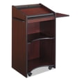 thumbnail image 2 of Safco Mahogany Executive Mobile Lectern Podium, 2 of 4