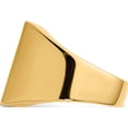 thumbnail image 3 of 14K Yellow Gold 17.5X16.5mm Closed Back Mens Signet Ring (Size 10) Made In United States rs362, 3 of 5