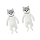 thumbnail image 5 of 2x lindos ganchos de animales Monte de pared Ganchos de refrigerador multipropósito Autoatiempo para la oficina de cocina Decoración de la pared del Fornido, 5 of 8