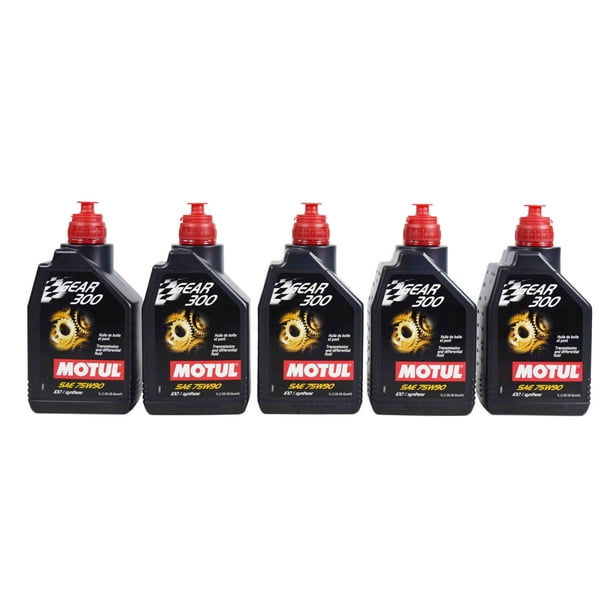 Motul 105777 Gear 300 Oil SAE 75W90 100 Synthetic 75W90 1 Liter 5