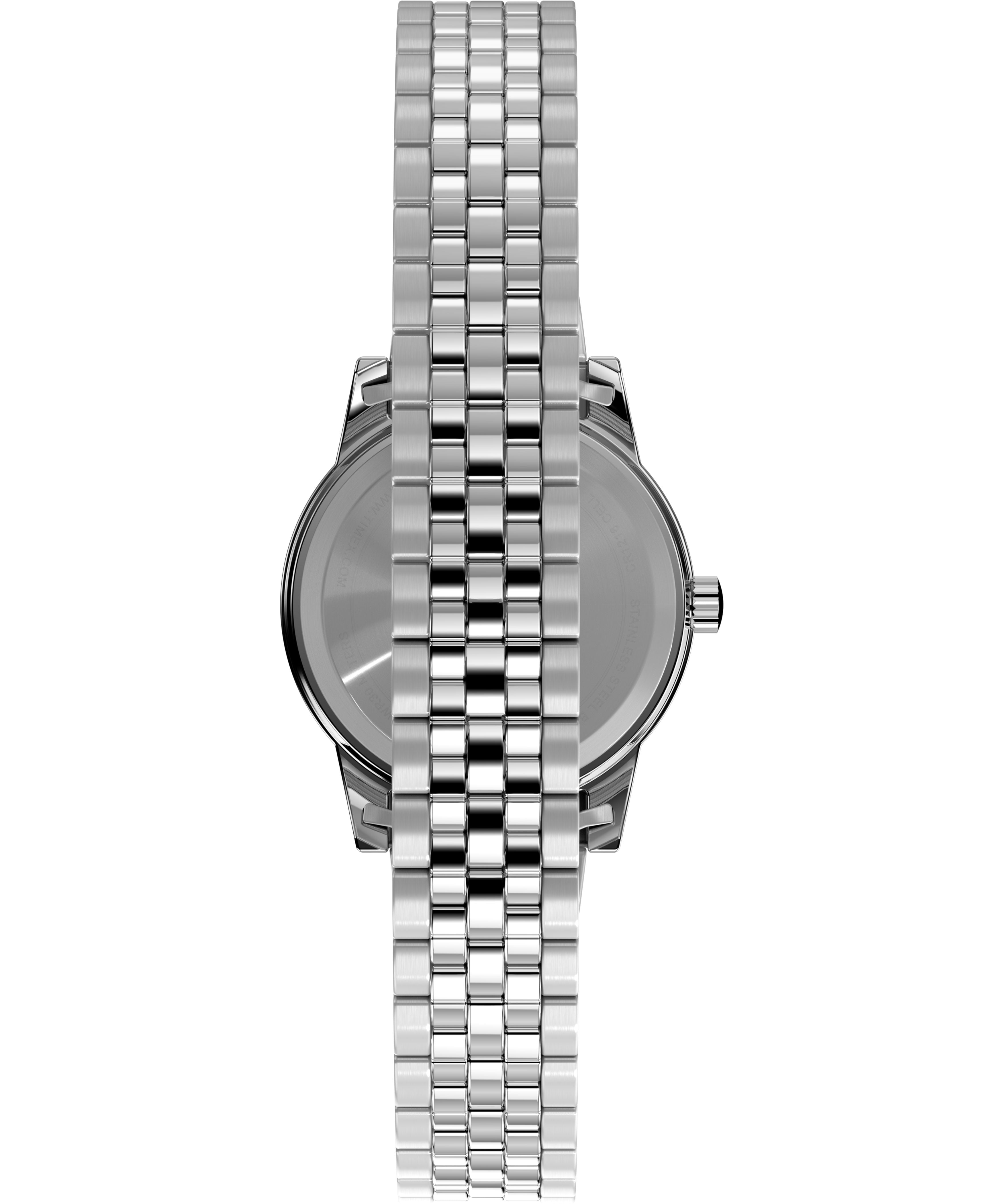 Timex Women's Silver Expansion Band w/Perfect Fit