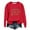 Red, variant on Football Mom Sweatshirts for Women 2025 Embroidery Football Mom Graphic Crewneck Sweatshirt Pullover Tops