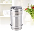 thumbnail image 4 of 1 Pc Stainless Steel Seasoning Can Rotatable Adjustable Spice Shaker Kitchen Castor for Salt Sugar Pepper (4X8CM), 4 of 8