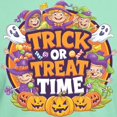 thumbnail image 3 of CafePress - Trick Or Treat Time Halloween Design Men's Value T Shirt - Men's Classic Graphic Cotton T-Shirt, 3 of 4
