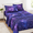 Indigo Purple-Twin, variant on - Constellation Bed Sheets 4-piece Sheet Set Celestial Space Witchy Star Galaxy Astrology Bedding Deep Pocket Indigo Purple Size