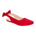 thumbnail image 1 of Sandalias de piso color Rojo Exterior Textil, Ajuste con 1 tiempo, Construcción Vegano RBBASICS 345, 1 of 3