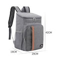 thumbnail image 3 of 20L Portable Delivery Carrier Keeping Fresh Picnic Refrigerator Box Insulation Backpack Cooler Bag Thermal Food Bag BLUE, 3 of 8