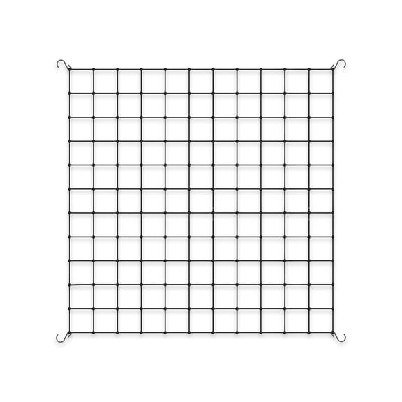 AC Infinity 4x4’ Gardening Trellis Netting with Steel Hooks And Tear Resistant