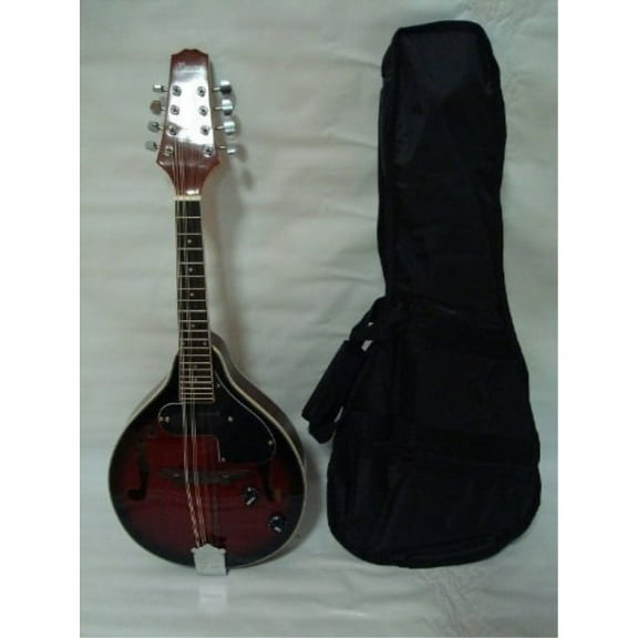 ktone a-style acoustic electric mandolin, free gig bag, redburst, brand new