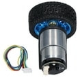 thumbnail image 3 of Encoder Motor Kit, 6mm Shaft Smart Car Motors High Torsion Controller with Mounting Bracket for Robot Model for DIY Engine Toy, 3 of 7