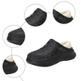 thumbnail image 5 of Yindaity Womens Bedroom Slippers Women's Shearling Genuine Suede Slippers, Memory Foam Australian Sheepskin Waterproof Indoor Outdoor House Shoes with Rubber Sole(BK1,15.99), 5 of 9