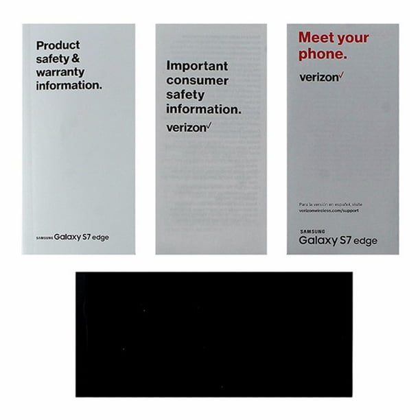 Verizon Samsung Galaxy S7 Edge Manual / Consumer Info / Product Safety - Walmart.com