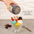 thumbnail image 7 of Crystalia Stainless Steel Cheese Grater with Lead-Free Glass Storage Container, Small Food Processor for Parmesan, Garlic, Onion, Vegetables, Dishwasher Safe (Gray), 7 of 7
