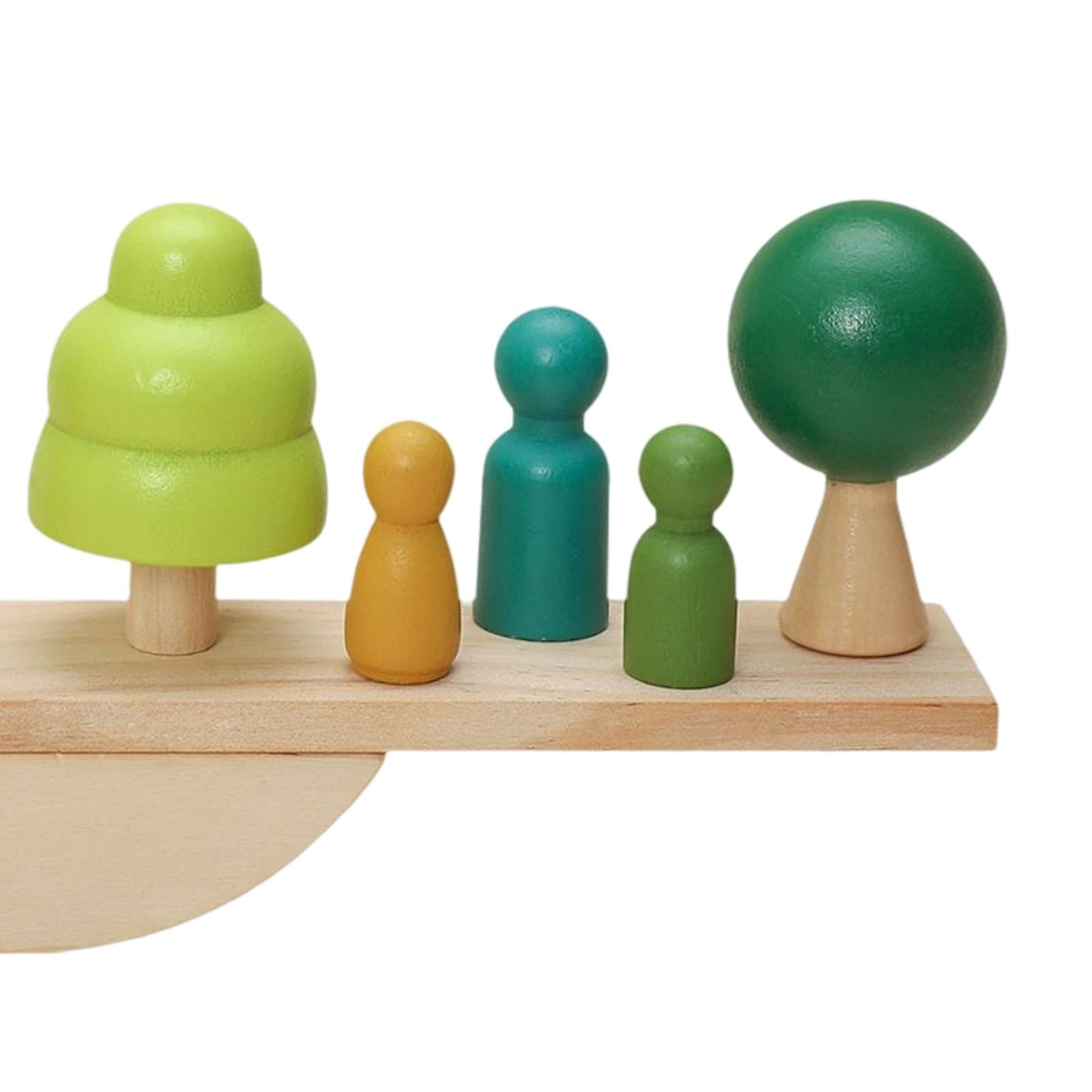 LeeQinersw Balance Scale Toy Activity Puzzles Early Educational Toy Developing Intelligence