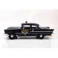 thumbnail image 4 of 1957 Chevy 150 Sedan - Ohio Highway Patrol, Black - Greenlight HWY18028 - 1/18 scale Diecast Car, 4 of 10