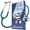 Green, variant on OTICA Dual Head Stainless Steel Stethoscope for Nurses, Medical Students and EMTs - Celestiac - Blue