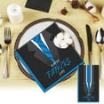 thumbnail image 4 of Fnyoxu 16 PCS Father's Day Party Napkins - Disposable Paper Napkins for Dad's BBQ, Tableware Supplies, Perfect for Father's Day Celebration, Love You Dad, 4 of 6