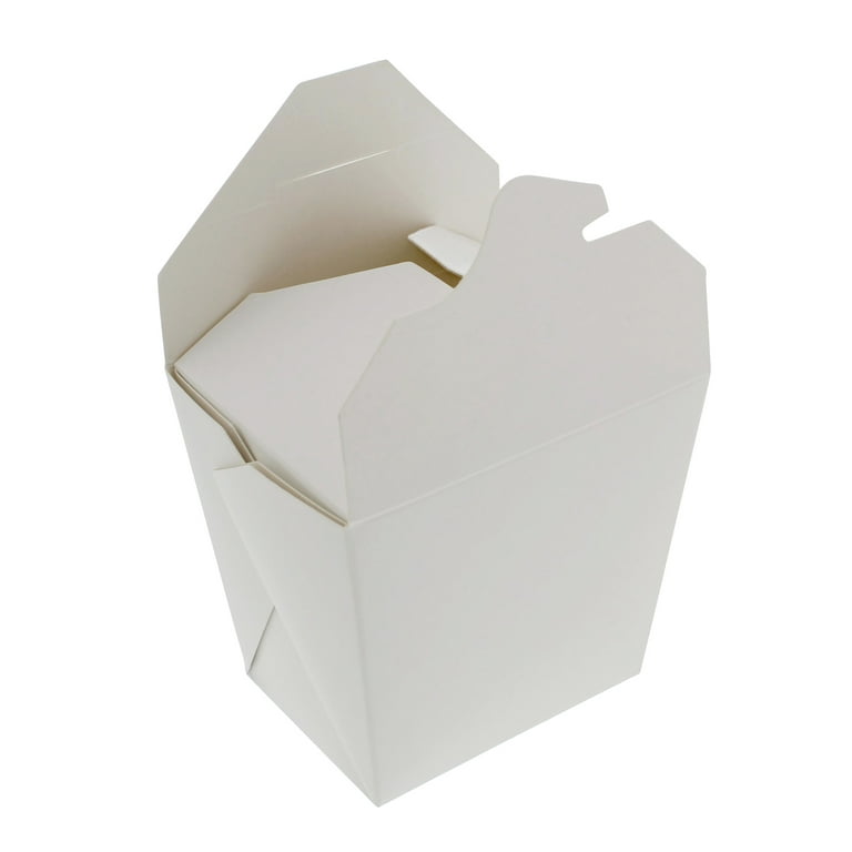 50] 16 Oz & [50] Mini 8 Oz Brown Chinese Takeout Box Combo Pack by