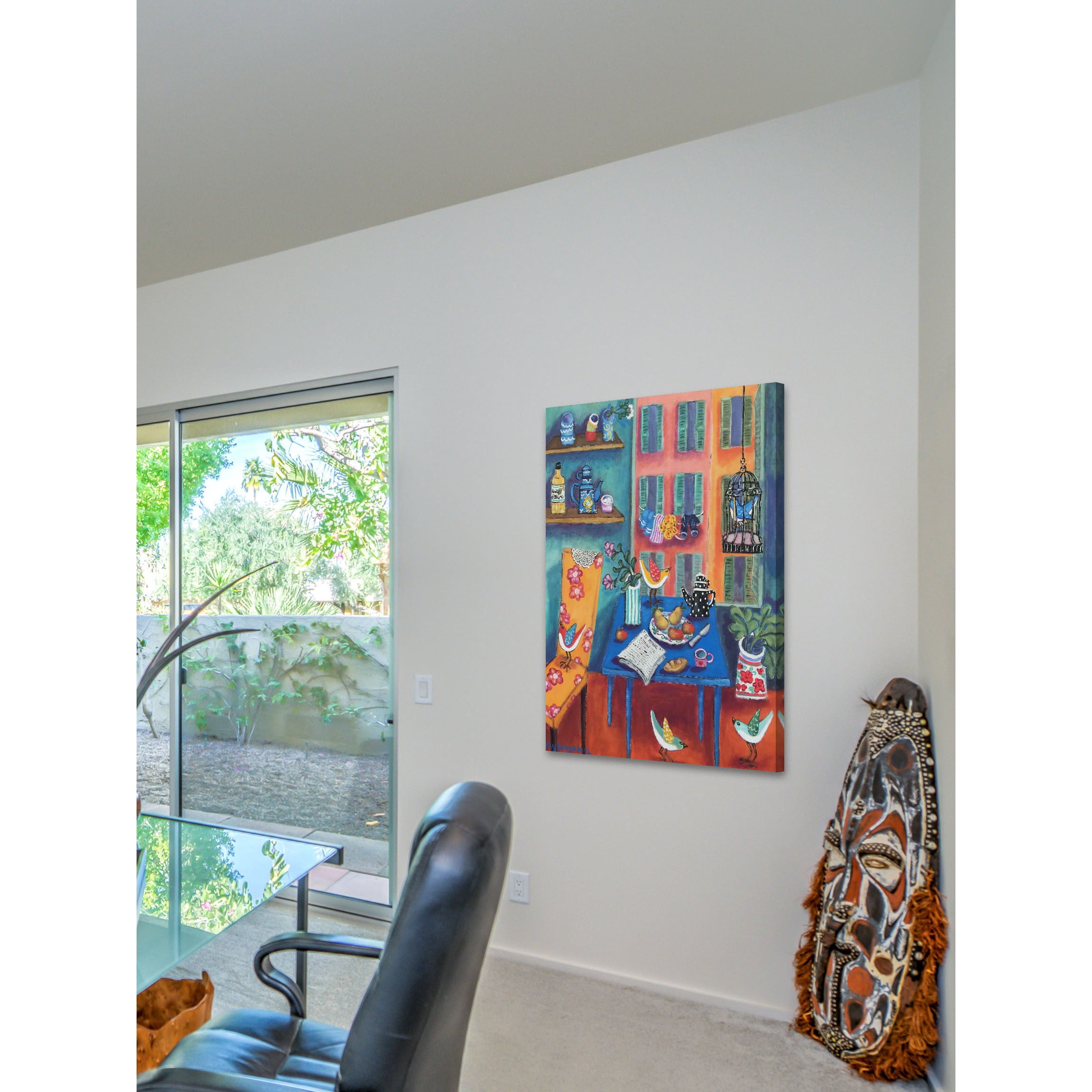 "Menton Interior" Painting Print on Canvas