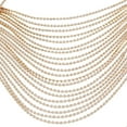 thumbnail image 4 of Joyería de cadena corporal para mujer, disfraz sexy, arnés de cadena de metal multicapa, 4 of 5