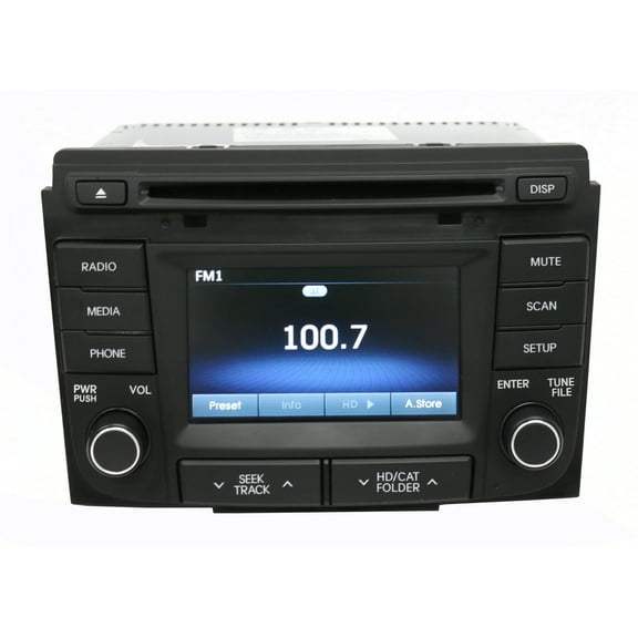 Restored 2014-2015 Hyundai Sonata AM FM Satellite Ready Radio mp3 Single CD 96180-3Q8004X (Refurbished)