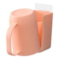 thumbnail image 2 of Spoon And Lid Rest Toothbrush Holder For Bathroom Household Tooth Cup Rack For Tooth Mug Wall Mounted Mouthwash Cup Washing And Brushing Teeth Cup Hook Wall Mounted Cup Rack For Small Spaces Pink, 2 of 9