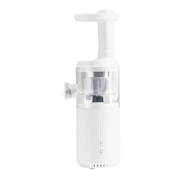 Jinsinto White Slow Masticating Juicer Cold Press Juicer Compact Juicing Machine Easy-to-clean Juice Extractor