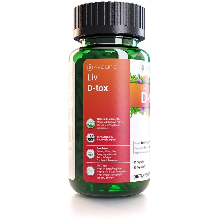 4 X Livolin Forte 50'S Liver Cleanse Detox Vitamin Supplement - Free  Shipping