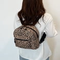 thumbnail image 2 of LNGOOR Fashionable New School Season Butterfly Leopard Pattern Women‘s Bag High School Student Backpack Lightweight Student Bag Simple Fashion Backpack, 2 of 7