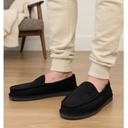 SLM Men's House Slippers Moccasin Corduroy Slipper