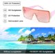 thumbnail image 4 of Ubiuo Oversized Square Sunglasses For Women Men One Piece Shades Metal Rivet Unique Female Eyewear B2767, 4 of 4