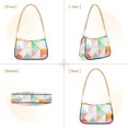thumbnail image 7 of FORMRS Womens Shoulder Bag with Chain Strap Clutch Purse Cute Tote Handbag, Abstract Geometric, 7 of 7
