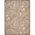 thumbnail image 2 of Safavieh Courtyard Connie Floral Indoor/Outdoor Area Rug, Natural/Chocolate, 8' x 11', 2 of 9
