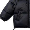 thumbnail image 5 of Girls Winter Puffer Jacket Detachable Hood Jacket Solid Color Short Zip Warm Coat Windproof Padded Outerwear for Girls with Pockets, 5 of 6