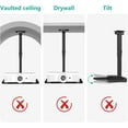 thumbnail image 6 of Universal Projector Ceiling Mount Tray, Holds Up to 22lbs, Height Adjustable for Most Devices, No Hole Installation with Hidden  Routing, 6 of 8