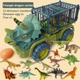 thumbnail image 2 of TheFound Kids Dinosaur Shaped Cranes, Excavators Transporters, Dump Trucks, 2 of 8