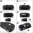 thumbnail image 6 of PloutoRich Wireless Mouse Cool Car Shape Mouse 2.4GHz Optical Cordless Mice with USB Receiver for Laptop PC Computer, Black, 6 of 10
