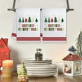 thumbnail image 4 of FeiFu Christmas Towels Kitchen Bathroom Hand Towels Face Towels Bath Towels Soft Absorbent Towels with Festive Christmas Designs Suitable for Home Holiday Use and Gifting, 4 of 6