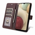 thumbnail image 3 of FOXDOCK Funda tipo Cartera para Samsung Galaxy A12/M12 – Cubierta de Cuero PU con Múltiples Ranuras, Bolsillo para Efectivo y Correa de Muñeca, 3 of 6