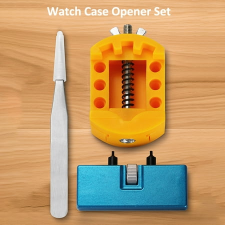 kit,Set With Watch Battery Tool Kit Watch Cover Watch With Watch Remover Cover Watch Opener Rotate Open Watch Wrench Remover Rotate Remover Rotate Open Watch Battery Type Of Watch 3 Pcs