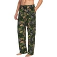 thumbnail image 2 of Yiaed Camouflage Skulls Print Men's Lounge Pants, Loose PJ Bottoms, Long Pajama Pants for Men-Large, 2 of 5