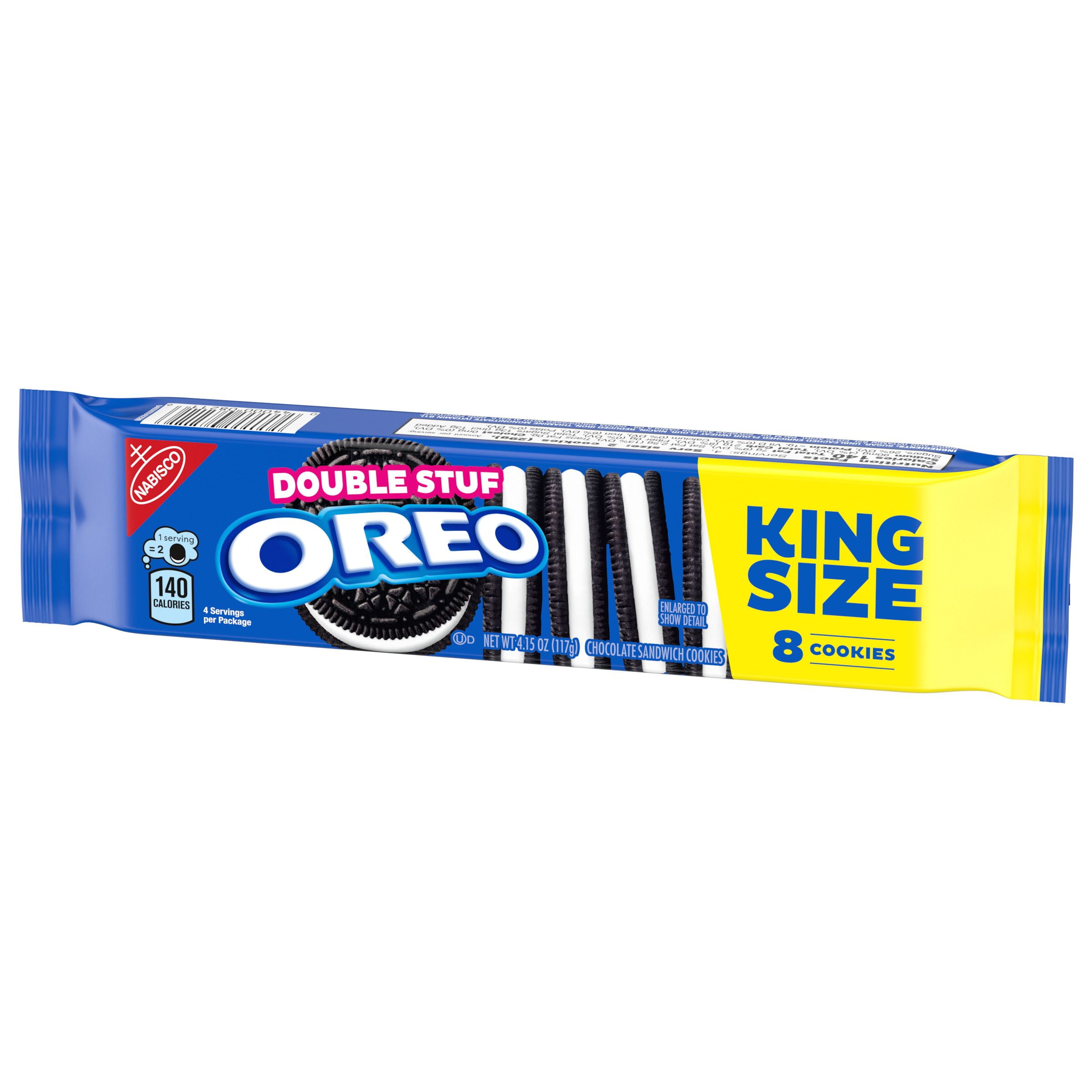 NABISCO OREO ORIGINAL DOUBLE STUF KING SIZE COOKIES 4.15 OZ