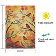 thumbnail image 5 of Fall Birds Branches with Leaves Fall Garden Flags 28"x40” Double Side,Small Yard Flags for Outside,Outdoor Fall Decor,Autumn Funny Garden Flag Yard Decoration, 5 of 5